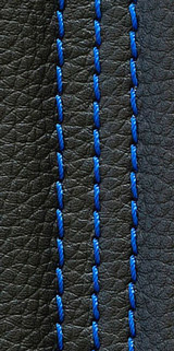 Sample of blue thread color